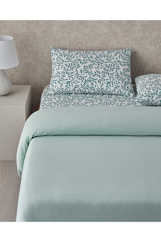 Pretty ivy Tek Kişilik Pike Takımı 150x220 cm Açık Yeşil