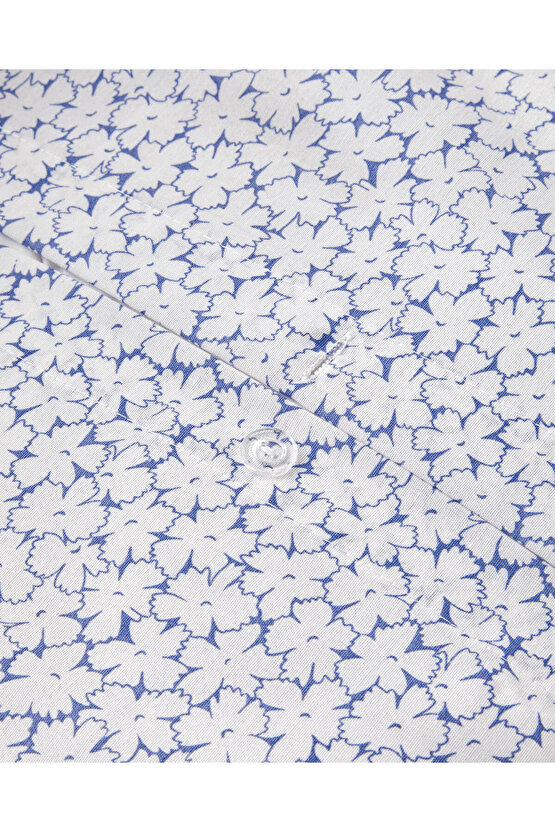 Sweet Violet Kolay Ütülenir Çift Kişilik Nevresim Takımı 200x220 cm Koyu Mavi