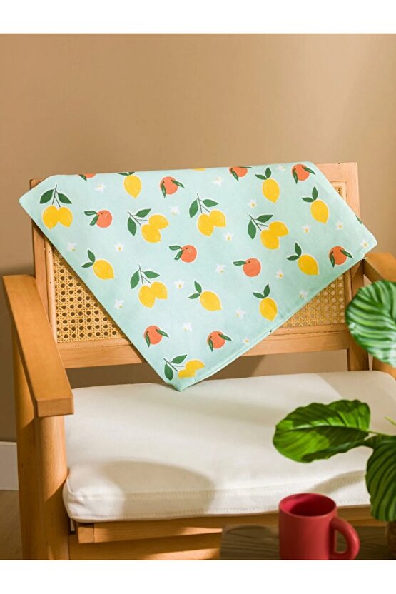 LCW HOME Yeşil Baskılı Kırlent Kılıfı 45x45 cm