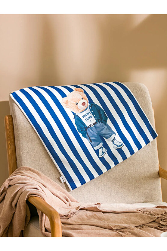 LCW HOME Karişik Ayı Teddy Baskılı Kırlent Kılıfı 45x45 cm
