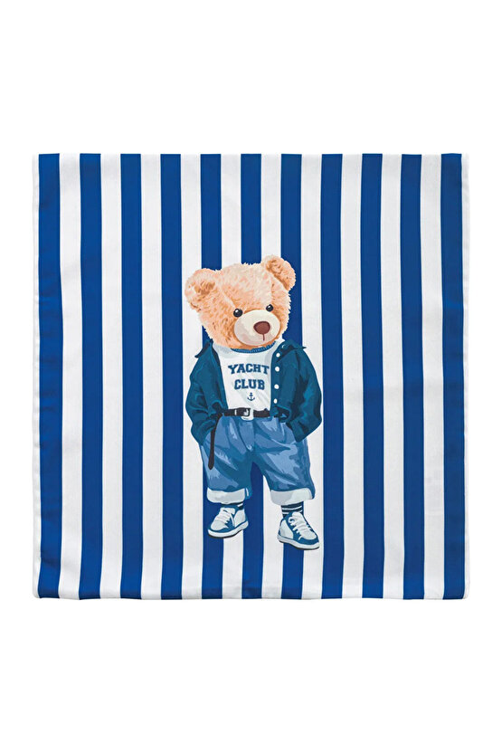 LCW HOME Karişik Ayı Teddy Baskılı Kırlent Kılıfı 45x45 cm