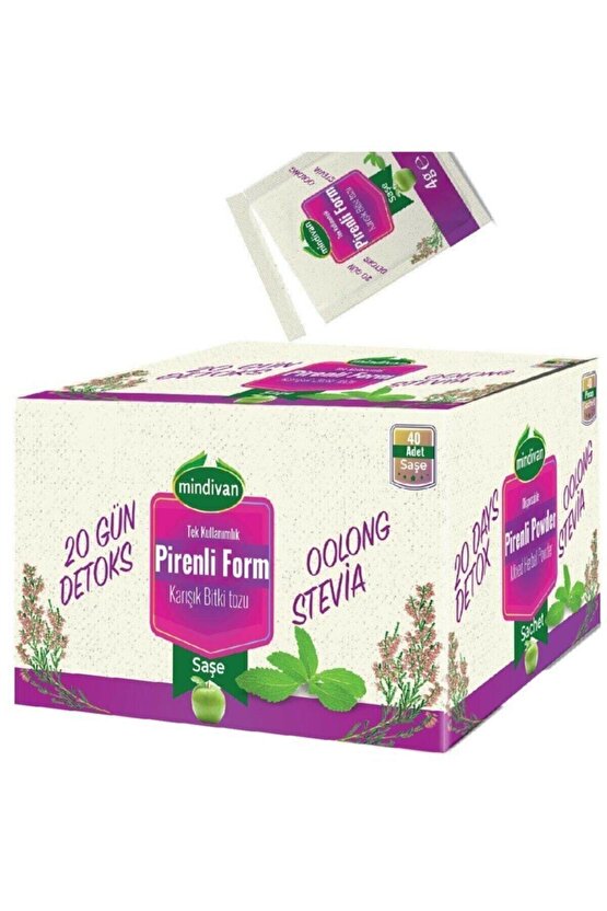 2li Set Pirenli Form Toz Saşe Form Bitki Çayı