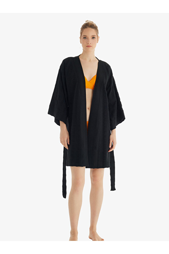 Kadın Kaftan 10725 - Siyah
