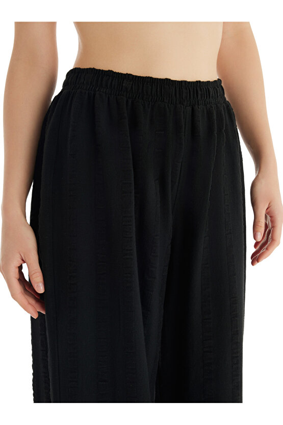 Kadın Pantolon 10726 - Siyah