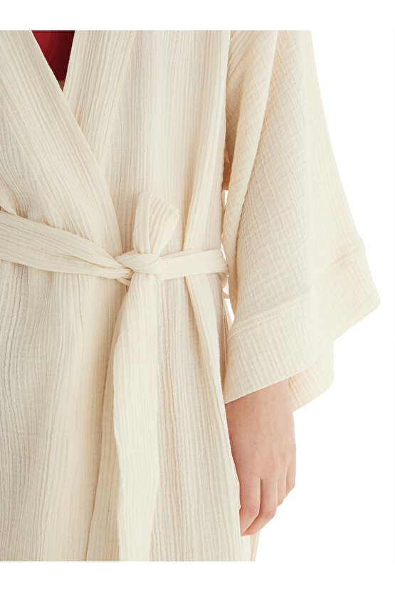 Kadın Kaftan 10722 - Krem