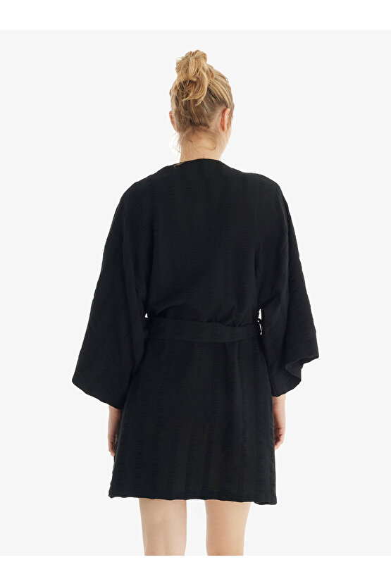 Kadın Kaftan 10725 - Siyah