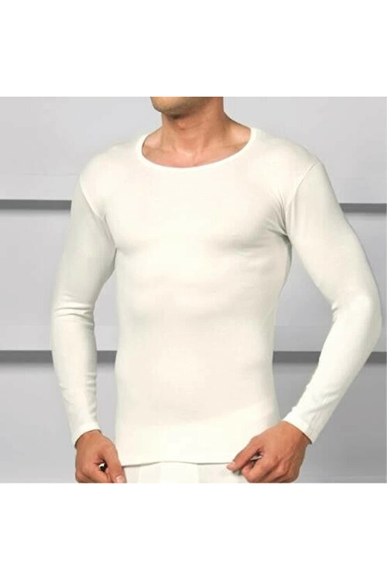 2518 Erkek O Yaka Uzun Kollu Üst Termal Sıcak Tutan Içlik