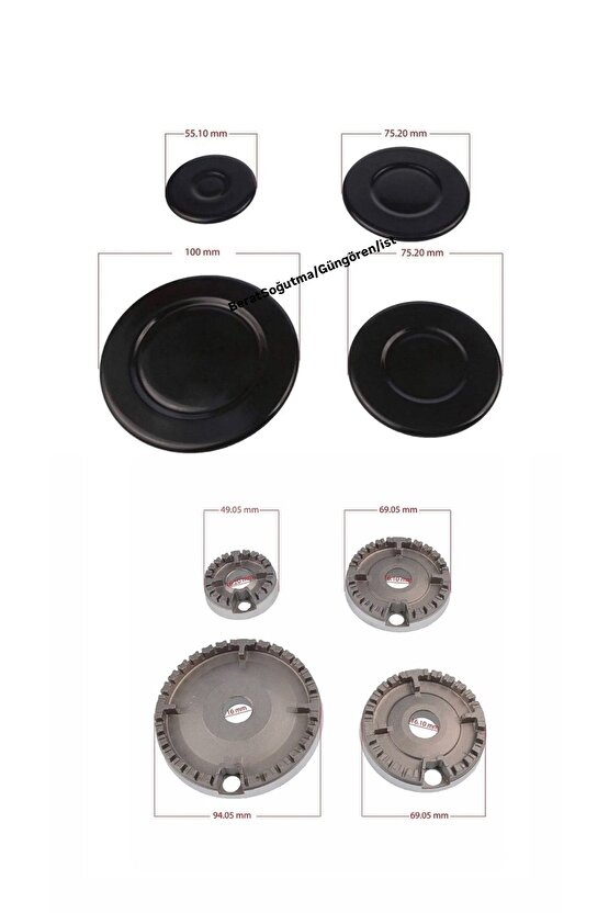 KLARSTEİN KORKMAZ KUMTEL  UyumluANKSTRE SET ÜSTÜ OCAKBEK KAPAK TAKIMI