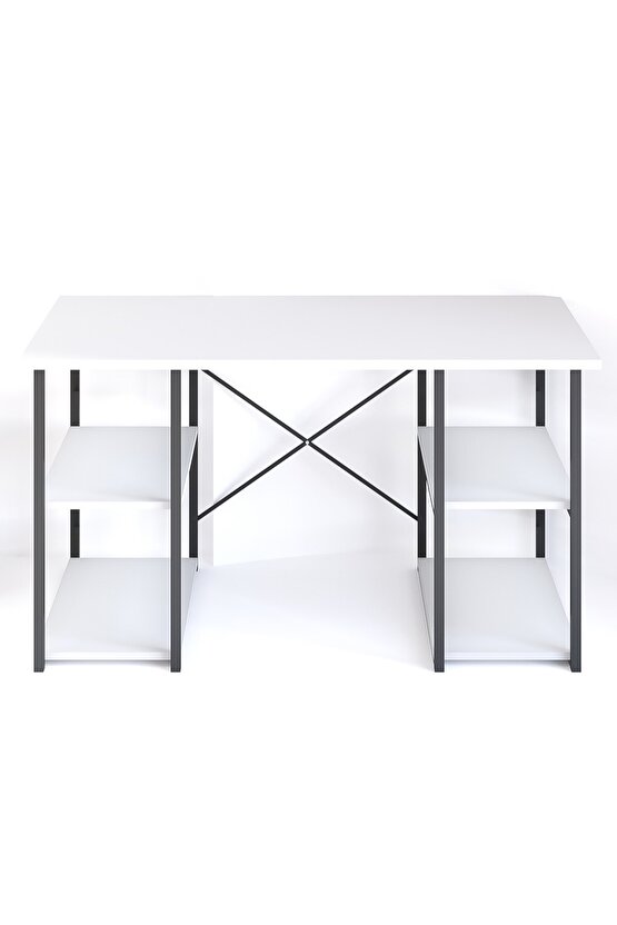 4 Raflı Çalışma Masası Bilgisayar Masası