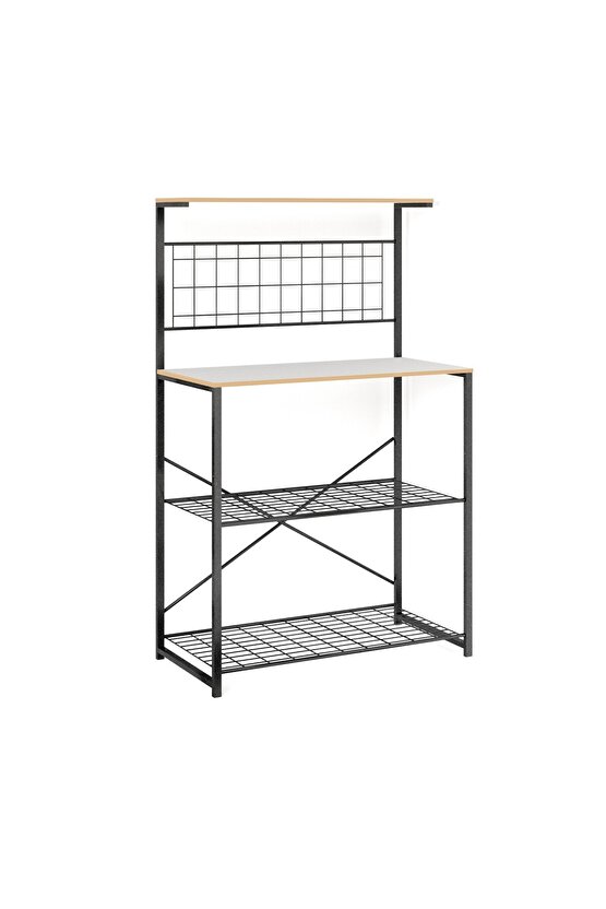 Çok Amaçlı Dolap Mutfak Rafı Bango Masa Beyaz 1434