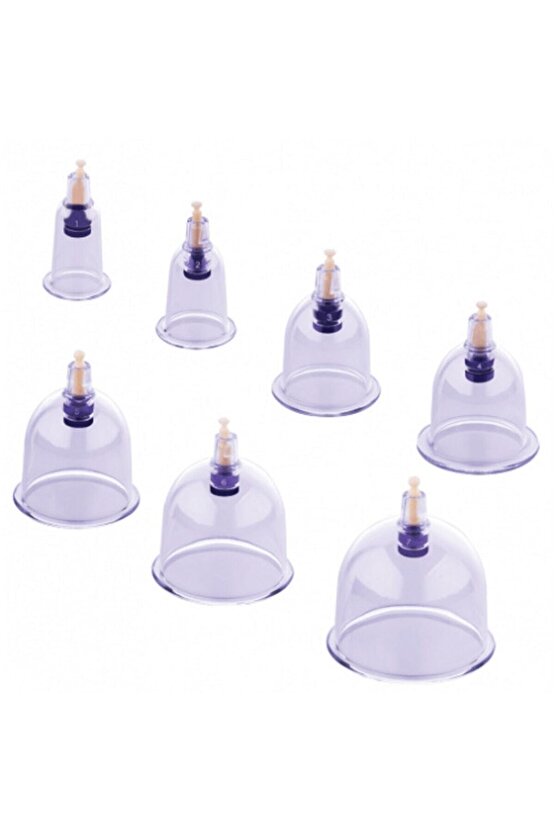 12li Hacamat Seti Kupa Çekme Vakumlu Masaj Seti Kupa Vakum Pompası