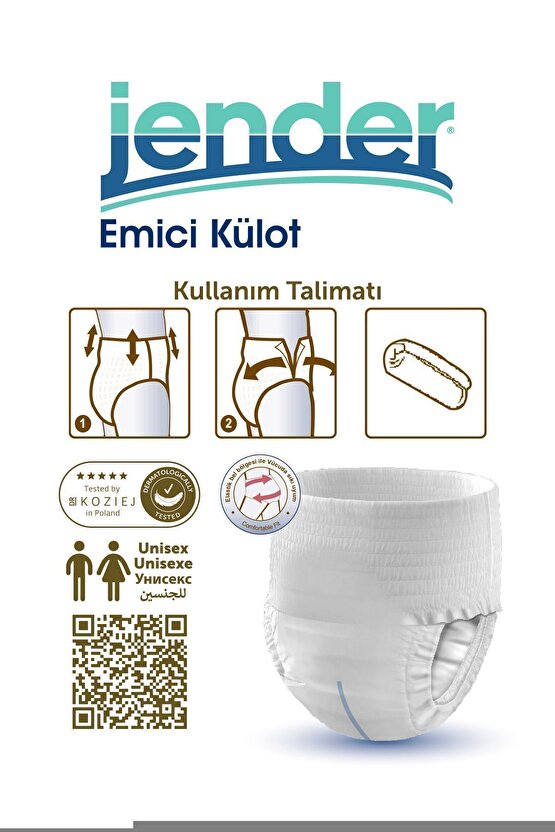 Emici Külot Yetişkin Bezi Medium 30x2 60 Adet Külot