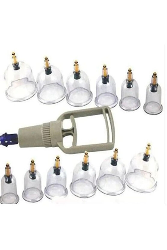 Hacamat Kupası 12 li Kupa Çekme Aleti Seti