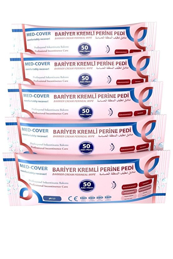Bariyer Kremli Perine Mendili 1 Paket 50li