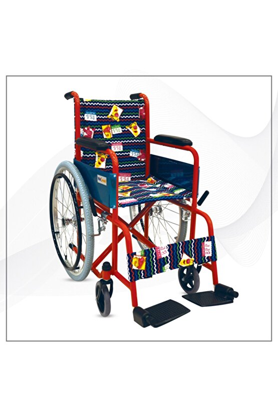 Tekerlekli Çocuk Sandalye Standart Katlanır