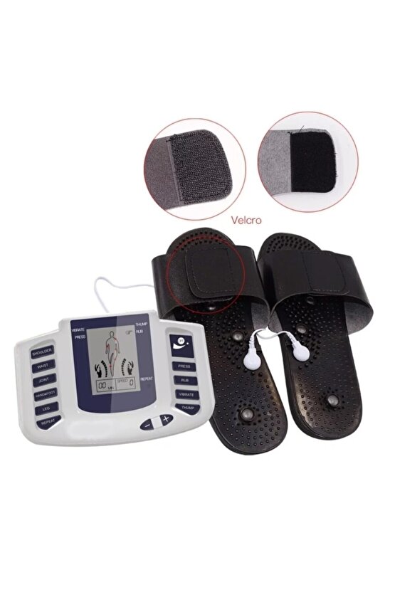 Mnnpazar 8 Pedli Elektronik Masaj Aleti Ve Terlikli Fizik Tedavi Cihazı