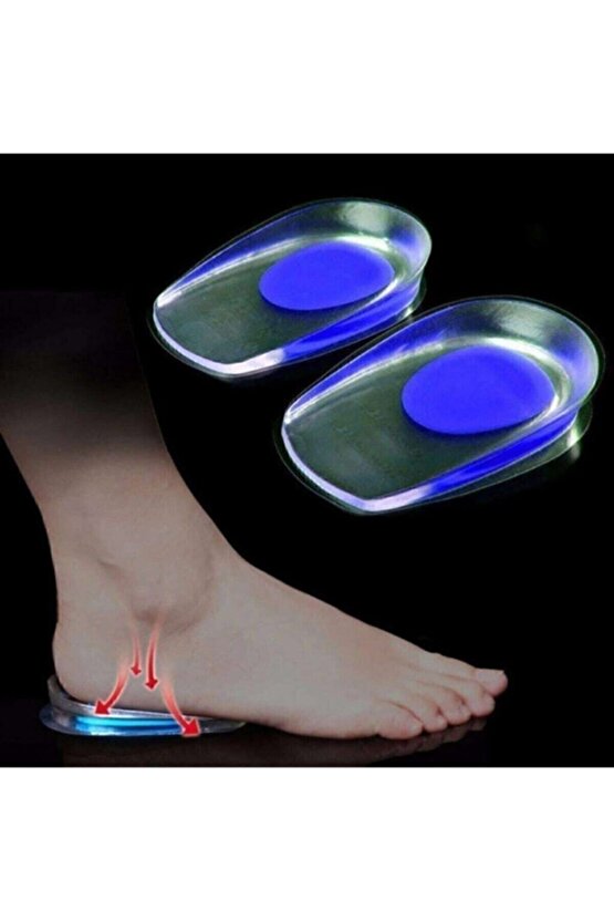 Silikon Topuk Dikeni Tabanlık Ortapedik Slikon Topukluk Gizli Jel Yastık