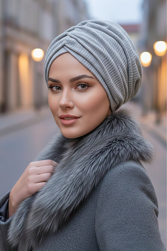 Gri Petek Büzgülü Salaş Bone