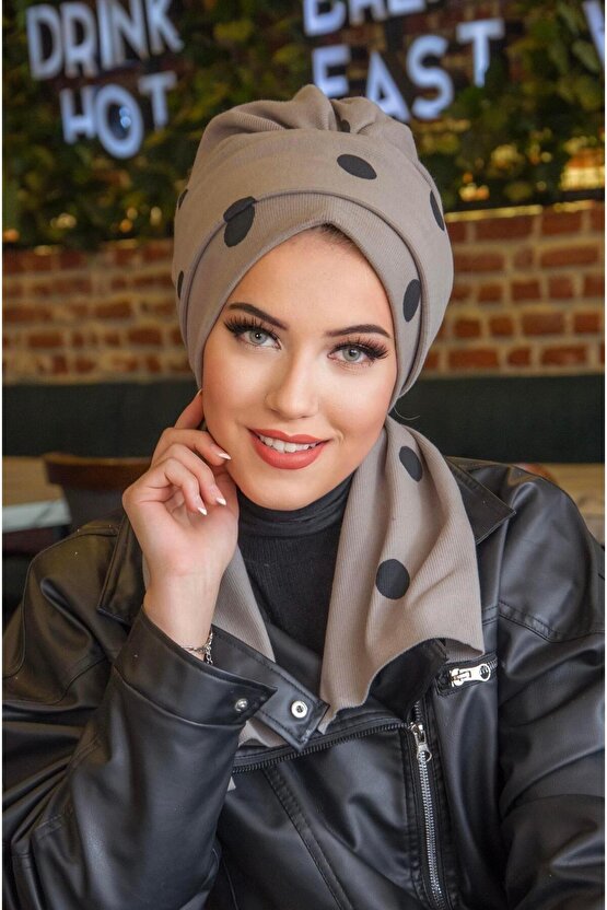 Vizon Puan Desen Atkılı Bone