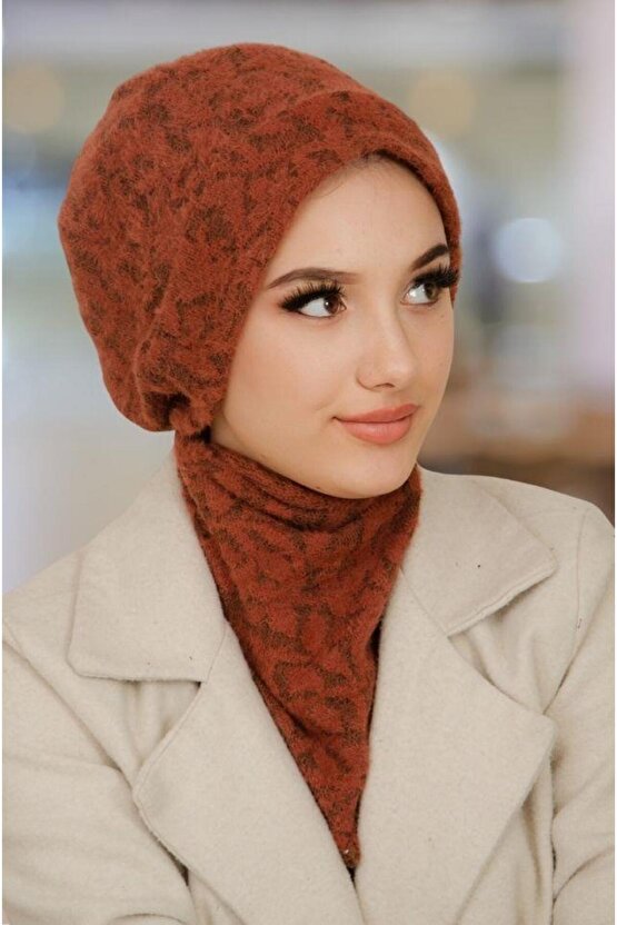 Taba Siyah Yumoş Tesettür Bere Ve Etol Takım