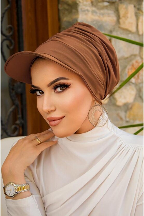 Camel Havuz - Deniz Şapkası  Mayo Üstüne Kullanılabilir