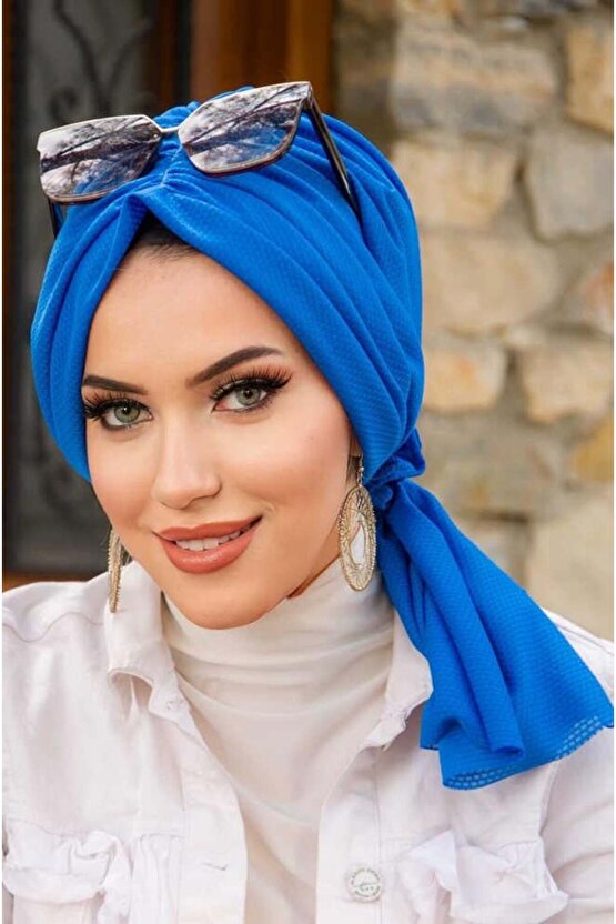 Saks Mavi Tokalı Bone