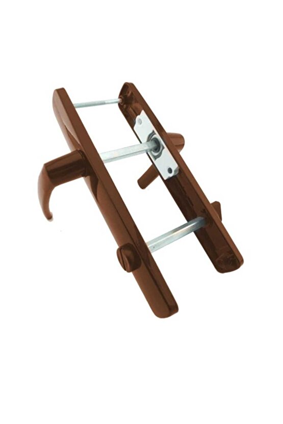 BANYO - WC METAL KAPI KOLU KAHVERENGİ RENK