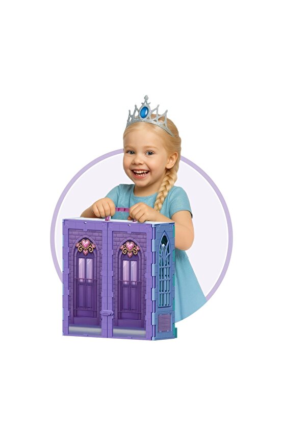 Frozennin Muhteşem Şatosu - Ev Oyuncak - Frozen Tatil Ev Seti - Frozen Ev Seti - Karlar Ülkesi Şato