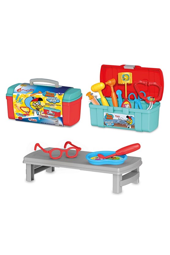 Kral Şakir Medikal Çanta - Doktor Setleri - Doktor Oyuncak Seti - Hemşire Oyunu