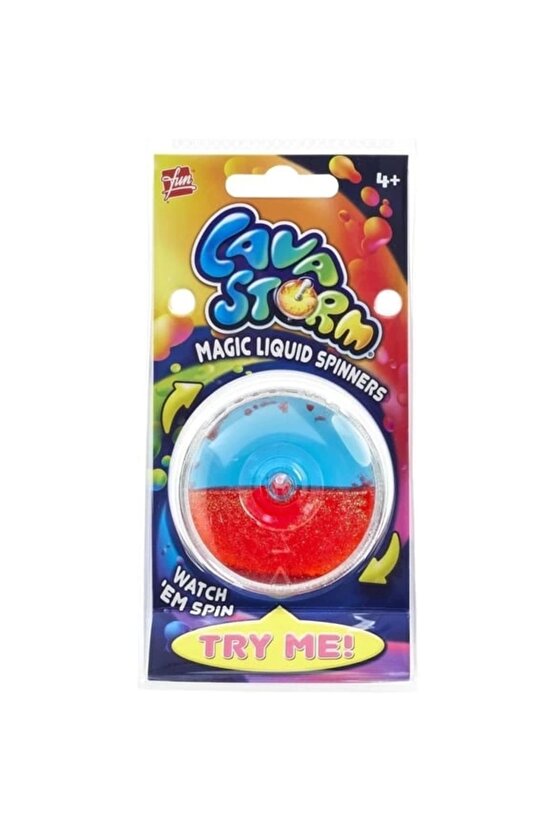 Lava Storm Magic Liquid Spinners - Lav Fırtınası Sihirli Sıvı Döndürücüler - Fırfır Topaç - Yeni Nes