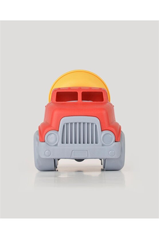 Lüx Kırmızı Minik Mikser - Plastik Mikser - Kırılmaz Oyuncak - Kırılmaz Çimenyo Kamyon - Çimento Ara