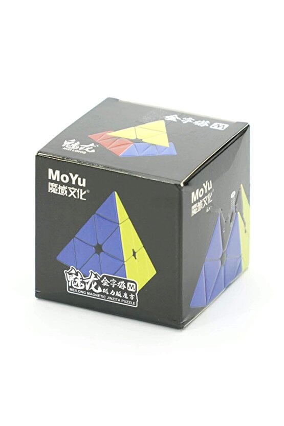 Orijinal MoYu Meilong Piramit Manyetik Küp - Moyu Speed Cube - Moyu Piramit Zeka Küpü - Zeka Küpü -