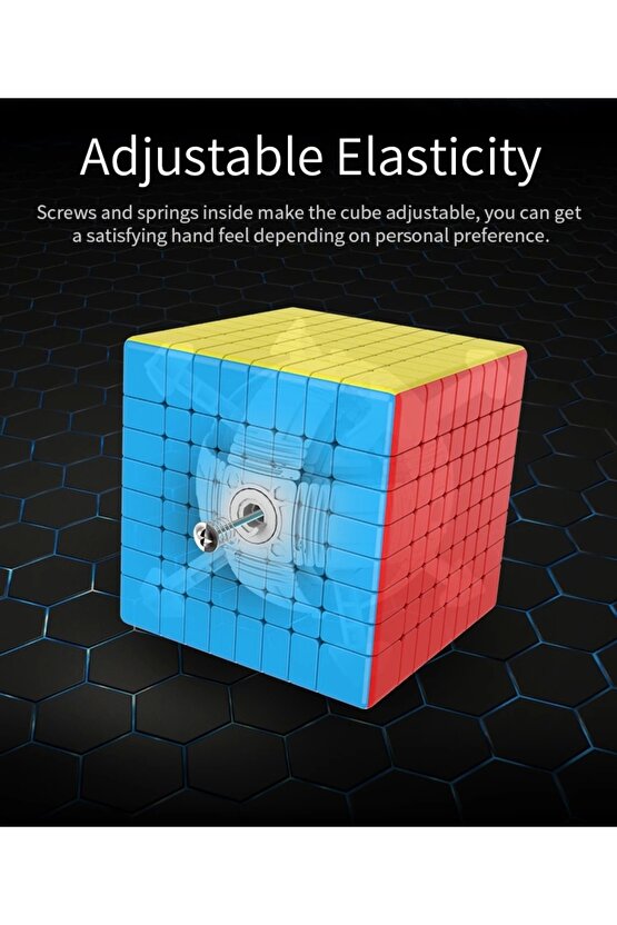 Orijinal MoYu Meilong 8x8 Küp - Moyu Speed Cube - Moyu 8x8 Zeka Küpü - Zeka Küpü - Rubik Küp