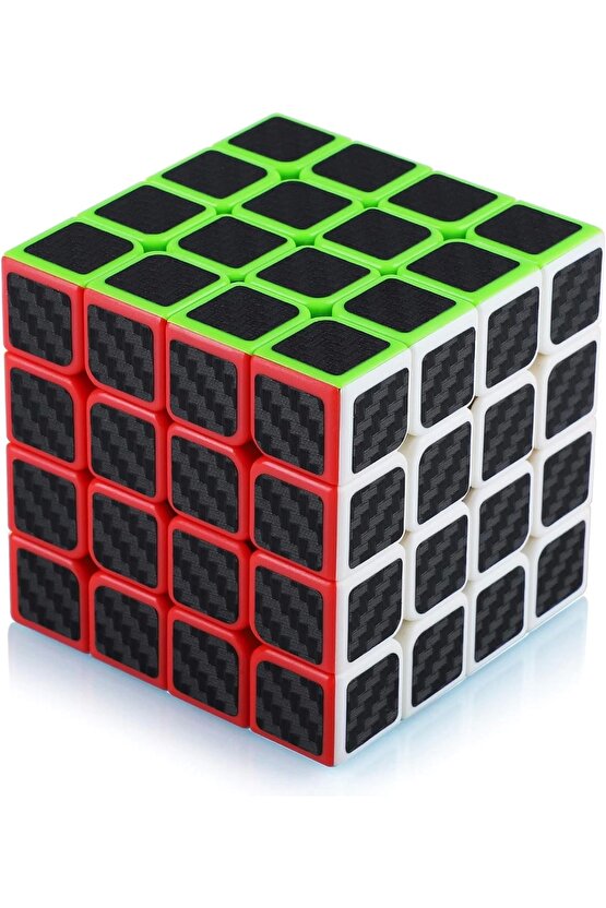 Orijinal MoYu Fiber Karbon 4x4 Küp - Moyu Speed Cube - Moyu Fiber Karbon 4x4 Zeka Küpü - Zeka Küpü -