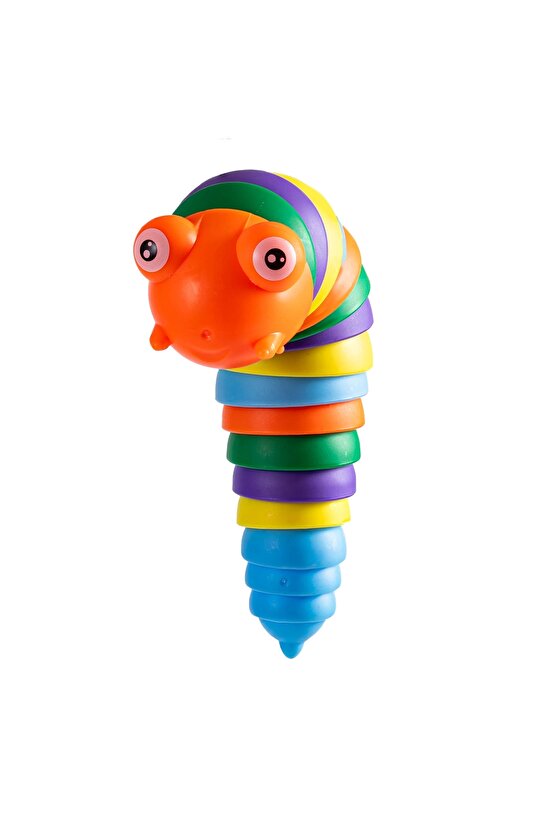 Söktak Eğlenceli Tırtıl Oyuncak - Stres ve Anksiyete Giderici Montessori Tırtıl Oyuncağı - Renkli Tı