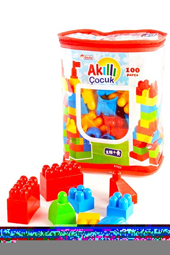 Askılı Çantada Ilk Yapı Oyuncaklarım 100 Parça  01023