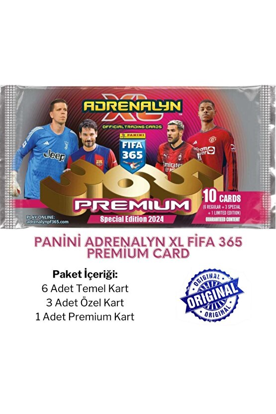 Panini Fifa 365 2024 Serisi Premium Kart - Fifa 365 Premium Card - Oyuncu Kartları - Futbolcu Kartı