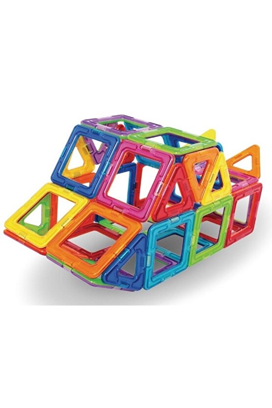 Original Magical Magnet 62 Parça - Orjinal Büyülü Mıknatıs - Mıknatıs Lego - Manyetik Lego Seti