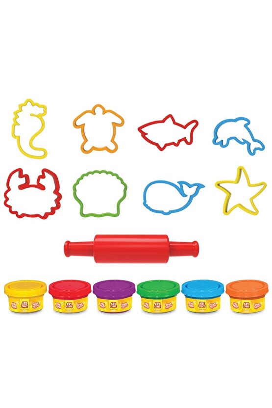 Büyük Kova Hamur Seti - Oyun Hamuru Seti - Hamur Setleri - Hamur Kalıpları