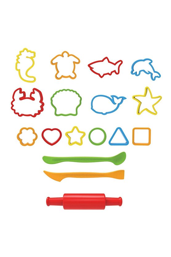 Modelleme Seti Silindir - Oyun Hamuru Seti - Hamur Setleri - Hamur Kalıpları