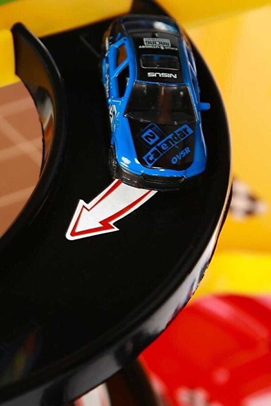 3 Katlı Garaj Oyun Seti Oyuncak Otopark 