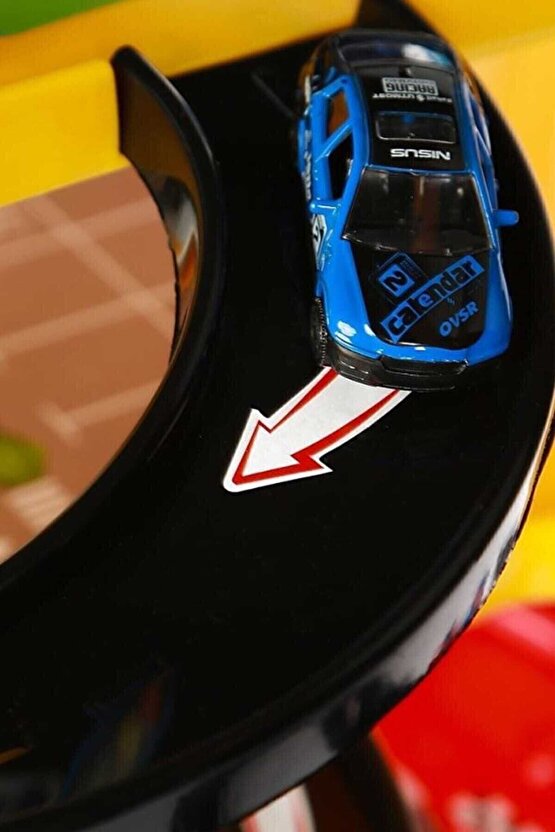 3 Katlı Garaj Oyun Seti Oyuncak Otopark 