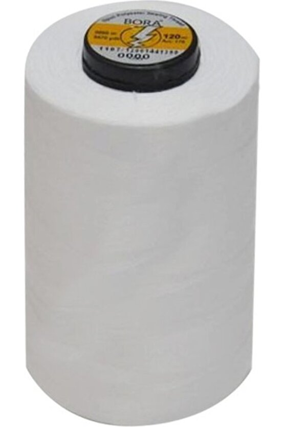 KOZALI BEYAZ 120 NO 5000 METRE DİKİŞ İPİ