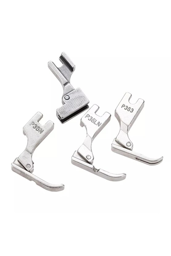 Sanayi Düz Makina Fermuar Ayak Seti 4 Adet Bir Arada Takım Olarak Gönderilecektir