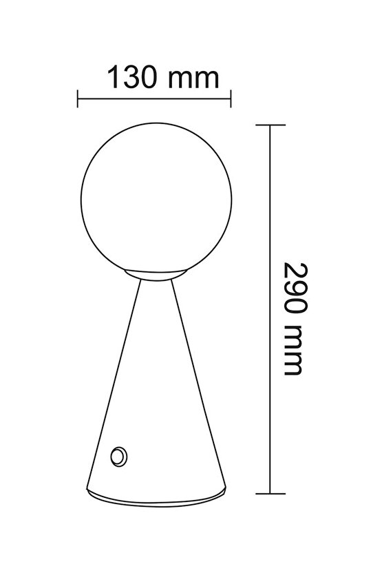Şarjlı Dekoratif Masa Lambası, Taşınabilir, Kafe, Restoran, Otel, Öğrenci İçin Şarjlı Masa Lambası