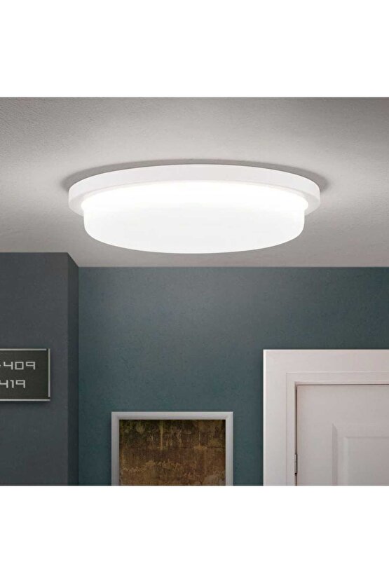 36 Watt 4000 Kelvin Led İç ve Dış Mekan 3200 Lümen Plastik Tavan ve Duvar Armatürü, Led Tavan Aplik