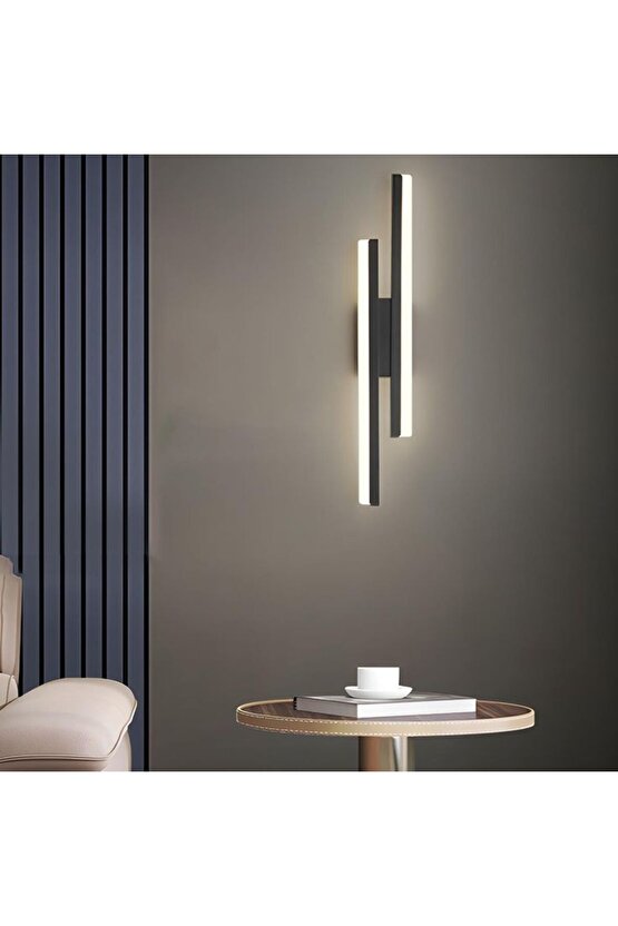 Elektrikle Çalışır, 12 Watt , 3000 Kelvin Gün Işığı Led Aplik, İç Merkan Led Duvar Armatürü -220V