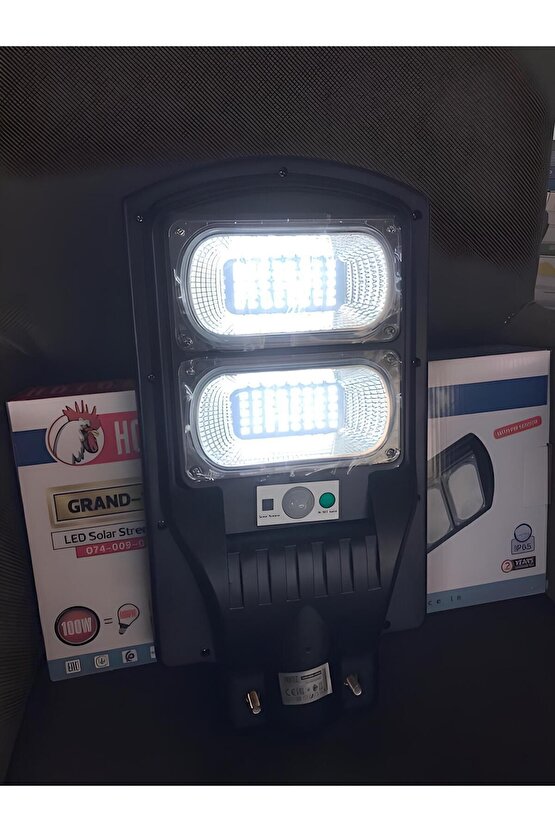 Grand-100 100w Beyaz Solar Sokak Armatürü