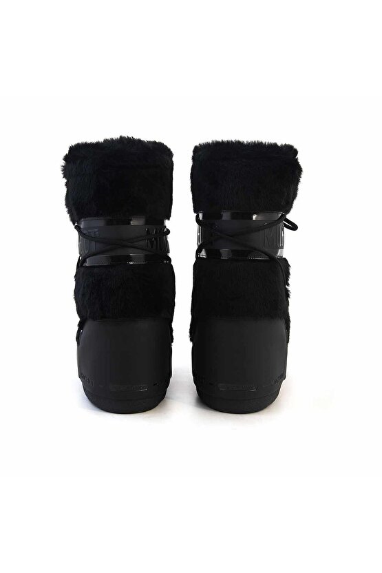 Icon Faux Fur Kadın Kar Botu-14089000BLK