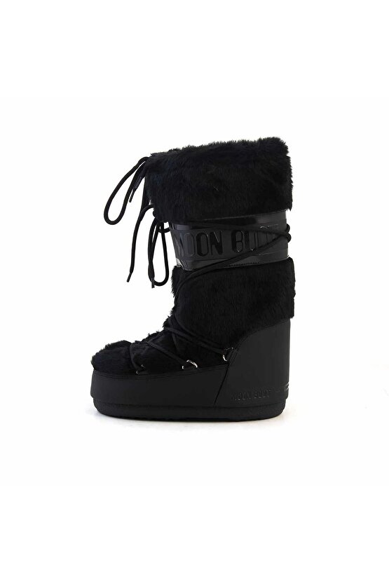 Icon Faux Fur Kadın Kar Botu-14089000BLK